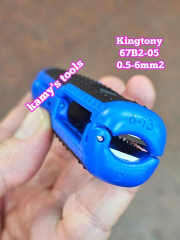 Dụng cụ tuốt dây điện bóc tách vỏ cáp điện Kingtony 67B2-05 tiết diện 0.5-6mm2