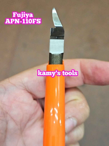 Kìm cắt nhựa kỹ thuật lưỡi bằng Fujiya APN-110FS cắt nhựa 3mm dài 110mm