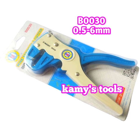 B0030 Kìm tuốt dây cắt và lột vỏ dây điện tự động C-mart 0.5~6.0mm