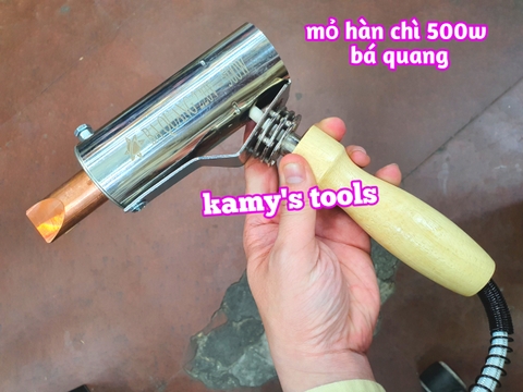Mỏ hàn chì điện cán gỗ Bá Quang 500w