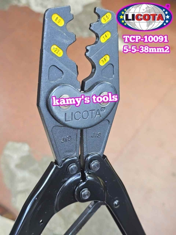 Kìm bấm cos Licota TCP-10081 dài 375mm 5.5-38mm2
