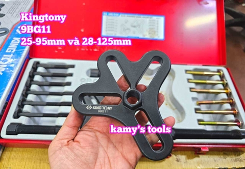 Bộ cảo vô lăng xe ô tô 18 chi tiết Kingtony 9BG11 2 đầu cảo 25-95mm và 28-125mm