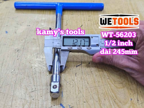 Cần tuýp chữ T 1/2 inch dài 10 inch 245mm Wetools Boss WT-56203