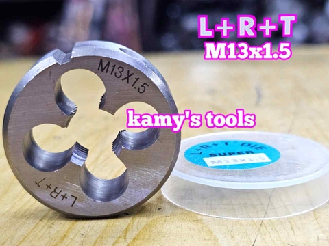 Bàn ren M13x1.5 (13x1.5) L+R+T (LRT) dụng cụ tạo ren ngoài bulong LRT-431315