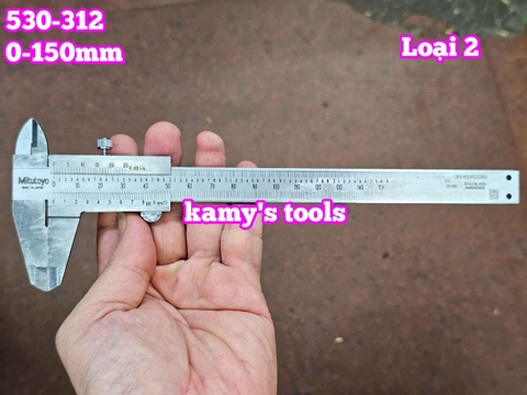 Thước kẹp cơ khí 0-150mm x0.02mm Mitutoyo 530-312