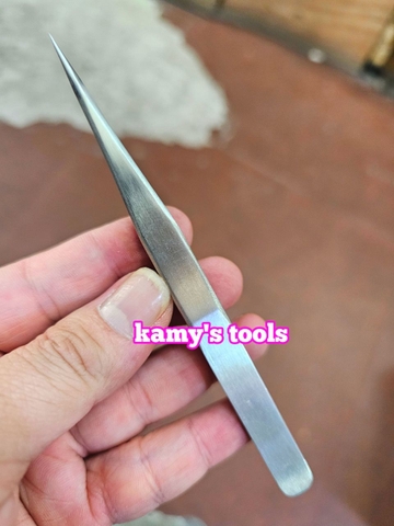 Nhíp gắp linh kiện điện tử, nhặt lông yến thép không rỉ inox