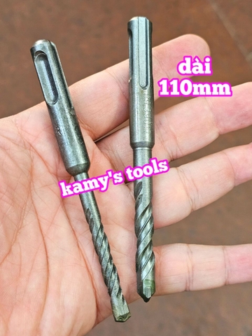 Mũi Khoan Bê Tông Đuôi Gài Avatar 6mm 8mm dài 110mm 6x110mm 8x110mm