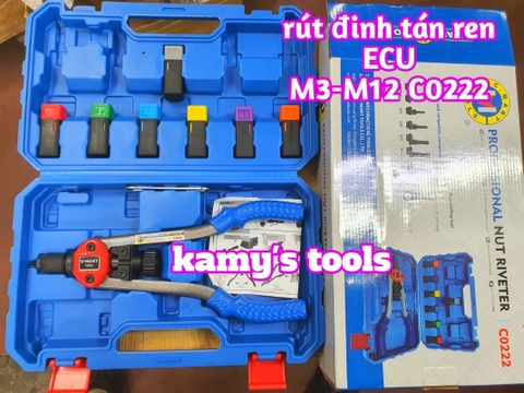 Kìm rút rive đinh tán ren Ecu C-mart c0222 m3-m12