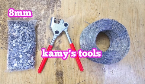 Combo kìm bấm chì - dây chì - hạt chì niêm phong 8mm Wetools