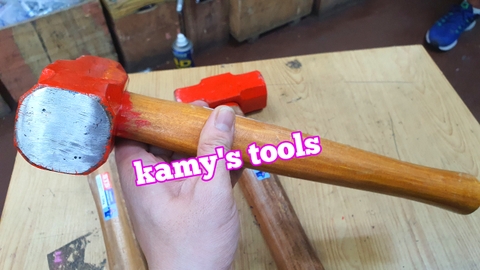 Búa thép đầu lục giác cán gỗ Sơn Tùng Việt Nam