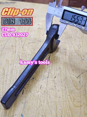 Cờ lê miệng đóng 27mm DIN133 Clip-On CLO-932027