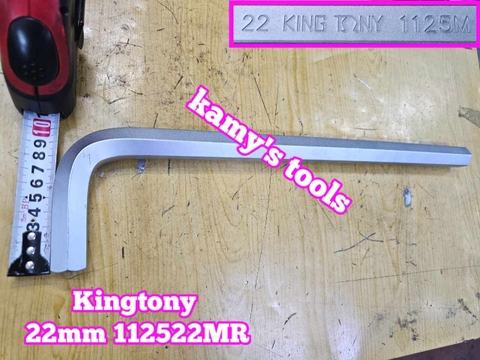Lục giác đầu bằng 22mm Kingtony 112522MR dài 422mm