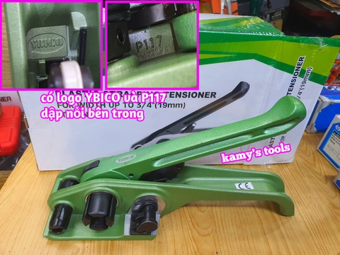Dụng cụ đóng đai siết đai nhựa P117 Ybico dập nỗi đổ khuôn hàng chính hãng