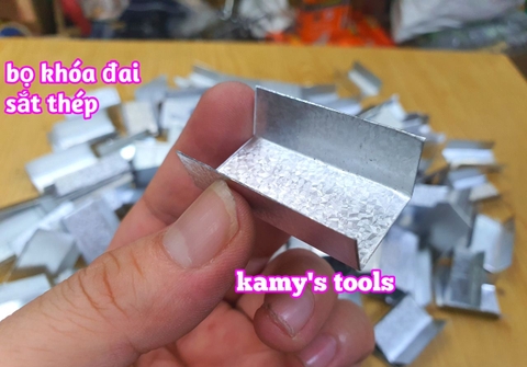 Khóa bọ sắt dùng cho dây đai sắt thép 16mm 19mm 32mm bán theo từng kg