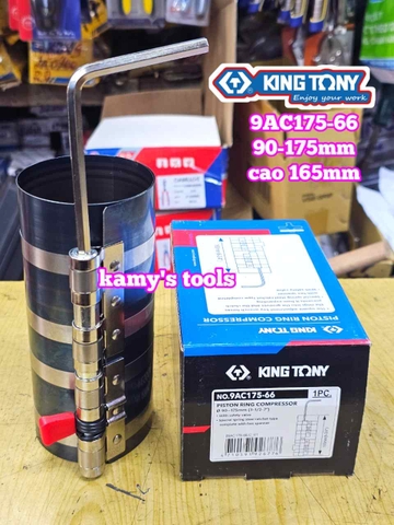 Cảo vô bạc xéc măng ép piston Kingtony 9AC175-66 cao 165mm mở 90-175mm