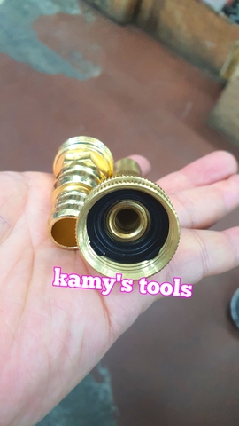 Vòi xịt nước tưới cây, rửa xe bằng đồng chất lượng cao, đầu xịt nước model E0005 Buddy