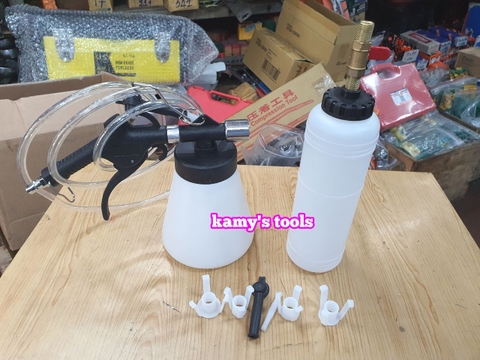 Bình hút dầu thắng, bộ hút xả gió thắng đĩa xe máy xe ô tô 0.75 lít khí nén Trigoldte