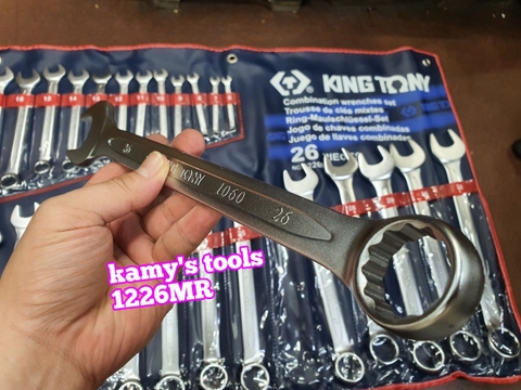 6-32mm Bộ cờ lê vòng miệng 26 chi tiết hệ mét Kingtony model 1226MR