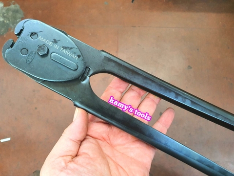 Kìm bấm kẹp bọ đai sắt đai thép 16mm 19mm Ybico C3125 C3126 cán dài 14 inch 350mm logo dập nỗi chính hãng