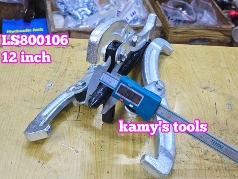 Vam cảo 2 chấu 3 chấu 12 inch 300mm LS+ model LS800106 đường kính ty ren 20mm