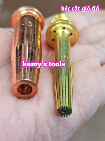 Béc cắt gas Koike lắp đèn cắt gió đá số 00, số 0, số 1, số 2, số 3, số 4