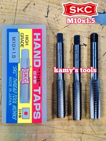 Bộ taro ta rô SKC M10x1.5 Nhật 3 mũi chính hãng logo khắc rõ nét