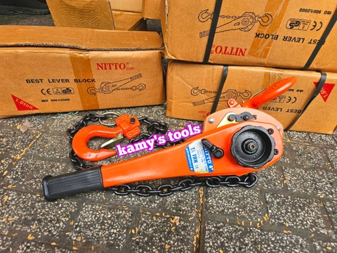 Pa lăng xích lắc tay Nitto 1.5 tấn 1.5m (1.5 mét) VR-15 cao cấp