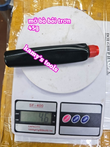 Tuýp mỡ bò bôi trơn 45g và bịch mỡ bò 1000g 1kg sử dụng trong ngành công nghiệp cơ khí máy móc kamytools