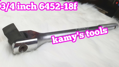 Cần tuýp siết lắc léo 3/4 inch 18 inch dài 450mm Kingtony model 6452-18F, cần mạnh