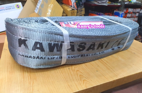 Dây cáp vải cẩu hàng bản dẹp 4 lớp 100mm 8 tấn dài 4m 5m 6m 8m 10m