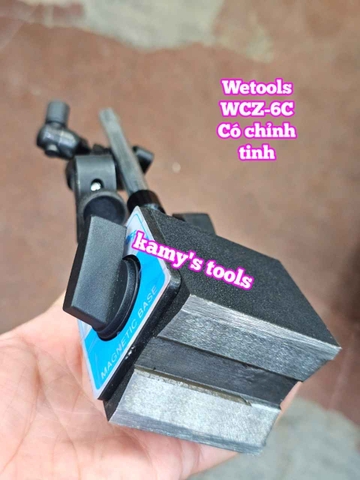 Chân đế từ nam châm gá đồng hồ so có chỉnh tinh WCZ-6C Wetools