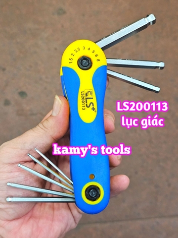 Bộ lục giác và bộ lục giác sao hoa thị xếp gọn bỏ túi 8 cây LS+ LS200113 và LS200114