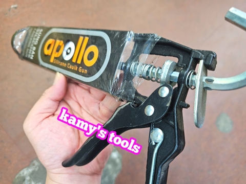 Súng bắn keo silicon Apollo dài 335mm thép dày nặng khoảng 430g