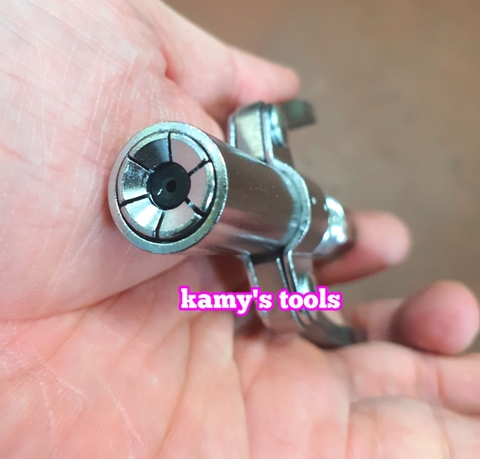 Đầu bơm mỡ bôi trơn kẹp vú mỡ nhanh áp suất cao 2 tai 6 chấu dạng kẹp khóa