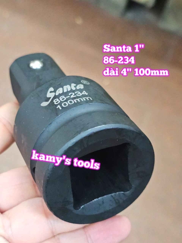 Cần tuýp nối khúc nối 1 inch Santa thép đen 4 inch 100mm 86-234