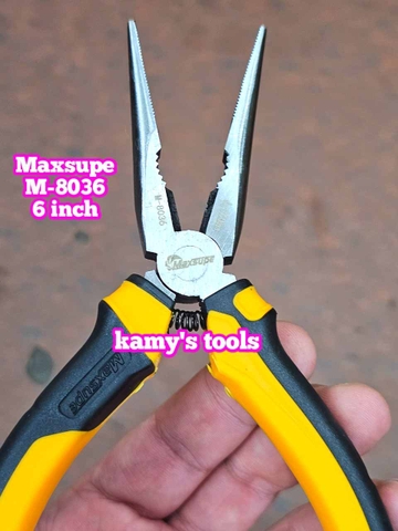 Kìm nhọn Maxsupe 6 inch 8 inch M-8036 M-8038