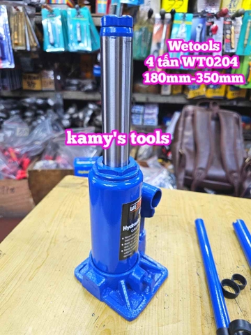 Kích con đội thuỷ lực 4 tấn Wetools WT0204 180mm-350mm