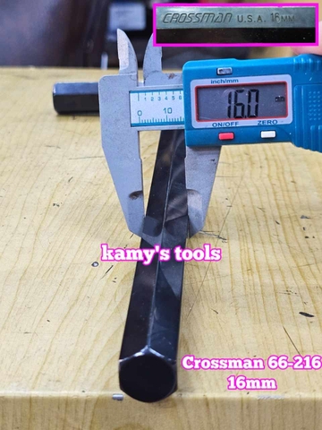 Lục giác đầu bằng 16mm Crossman 66-216 dài 270mm