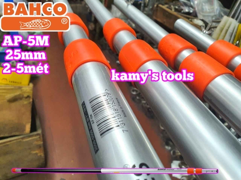 Cây sào rút nhôm kéo giật cành cây trên cao 3 khúc 3 mét (3m) 5 mét (5m) Bahco AP-3M AP-5M