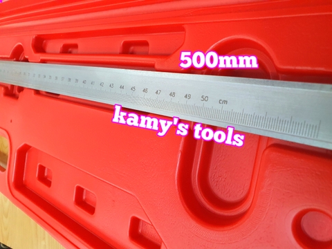 Thước kẹp cơ khí 500mm xx0.02mm mỏ cặp dài, thước cặp