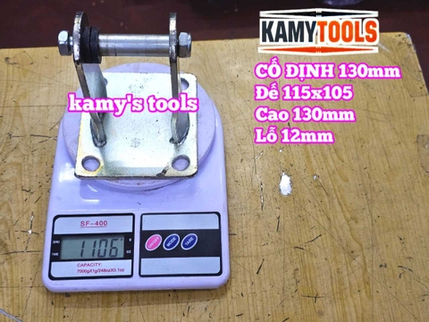 Đế càng bánh xe cố định và xoay loại dày 6mm cho bánh xe 130mm Kamytools KMT-33130A KMT-32130A