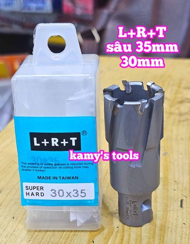 Mũi khoan từ có hợp kim L+R+T dài 35mm cỡ 21mm 22mm 23mm 24mm 25mm 26mm 27mm 28mm 29mm 30mm