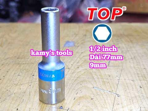 Tuýp 1/2 inch 6 cạnh dài Top 9mm TOP-TS-C9