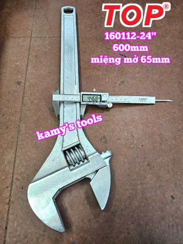 Mỏ lết miệng 24 inch 600mm TOP 160112-24 mở miệng tối đa khoảng 65mm