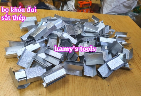 Khóa bọ sắt dùng cho dây đai sắt thép 16mm 19mm 32mm bán theo từng kg