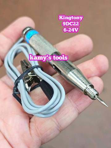 Bút thử điện bình xe máy ô tô 6-24V Kingtony 9DC22 9DC-22 dài 107mm