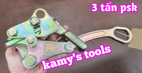 Cóc kẹp cáp, ngậm cáp, đớp cáp 3 tấn PSK model SD-3