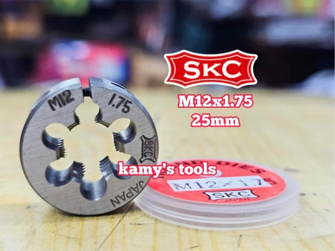 Bàn ren SKC M12x1.75 (12x1.75) đường kính 1 inch 25mm SKC-432512A