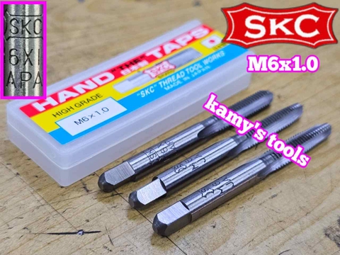 Bộ taro ta rô SKC M6x1.0 Nhật 3 mũi chính hãng logo khắc rõ nét