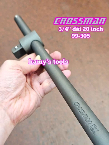 Cần tuýp trượt kéo 3/4 inch Crossman dài 20 inch 500mm 99-305